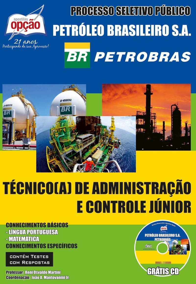 Petrobras-TÉCNICO(A) DE ADMINISTRAÇÃO E CONTROL... - Impressa: 60,00 - Digital: 40,00